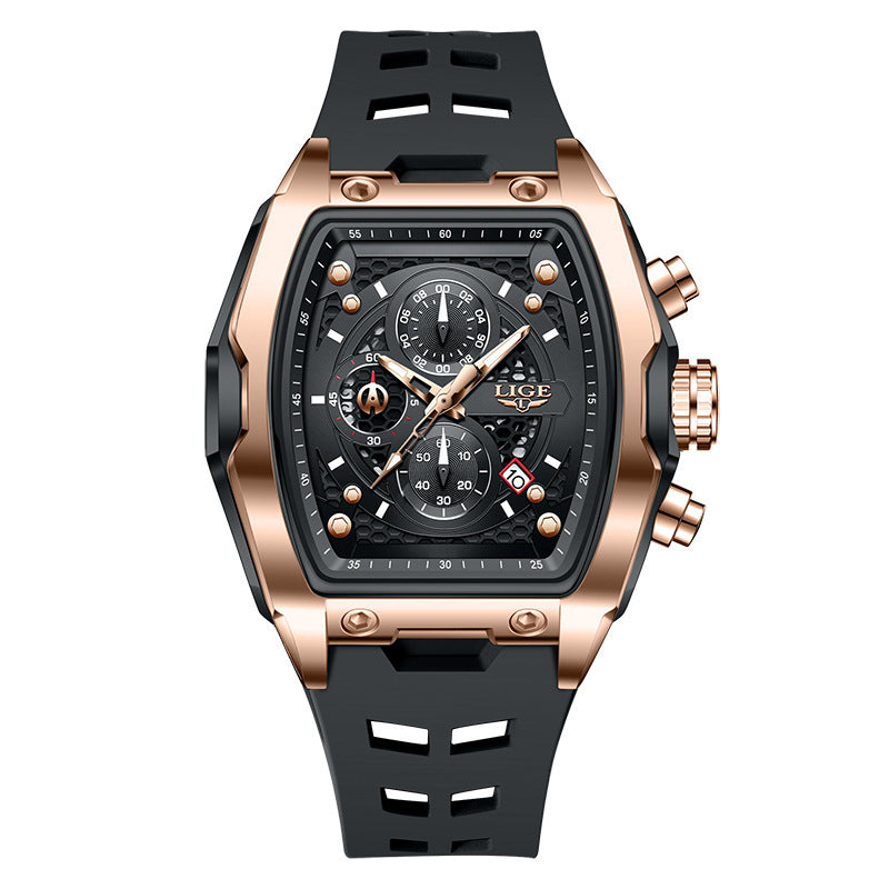 Fashion Casual Exercise Montre Quartz Homme