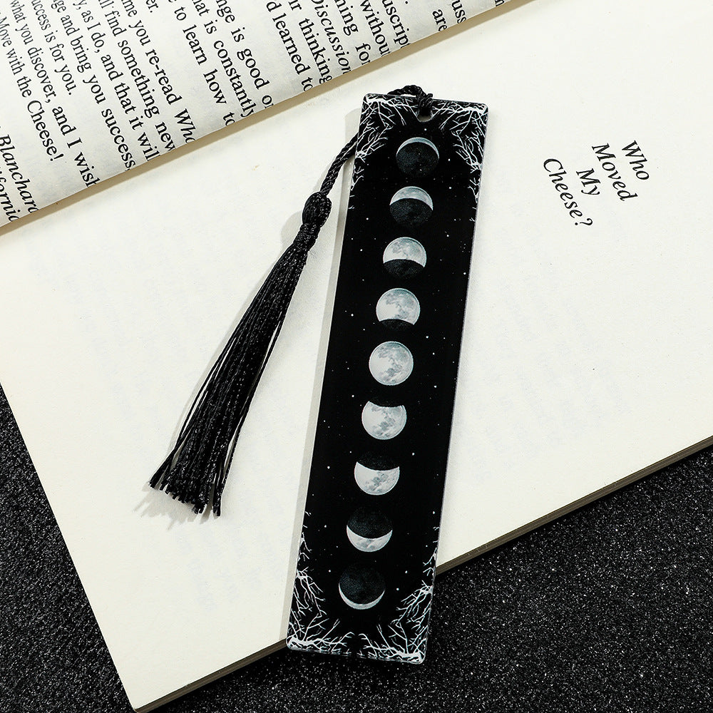 Creative Skull Pattern Acrylic Tassel Reading Décoration Signet