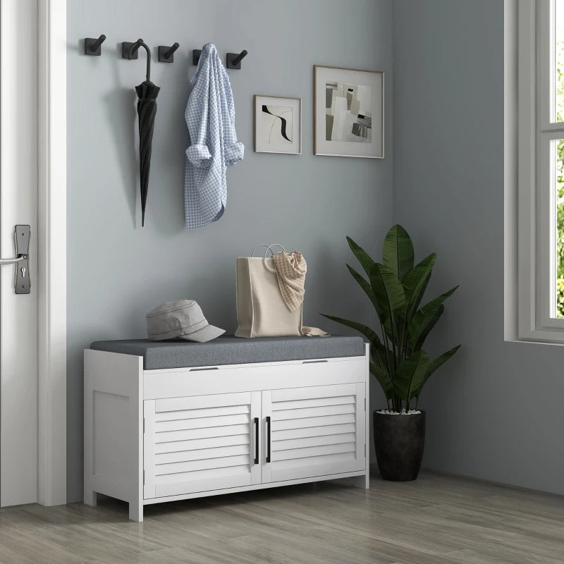 Banc de rangement des chaussures