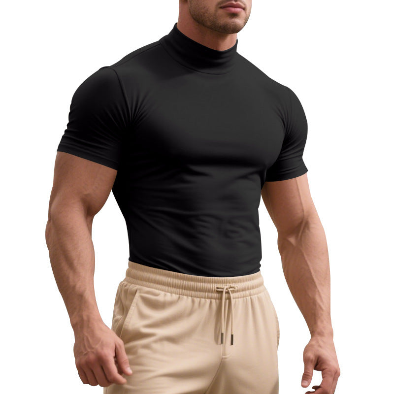 T-Shirt à manches courtes pour hommes à col court