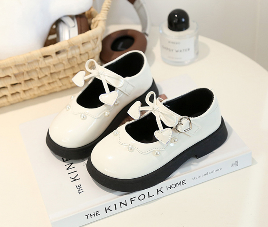 Chaussures en cuir breveté printemps & automne style britannique