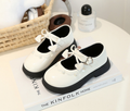 Chaussures en cuir breveté printemps & automne style britannique