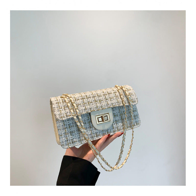 Sac à bandoulière pour dames avec une chaîne