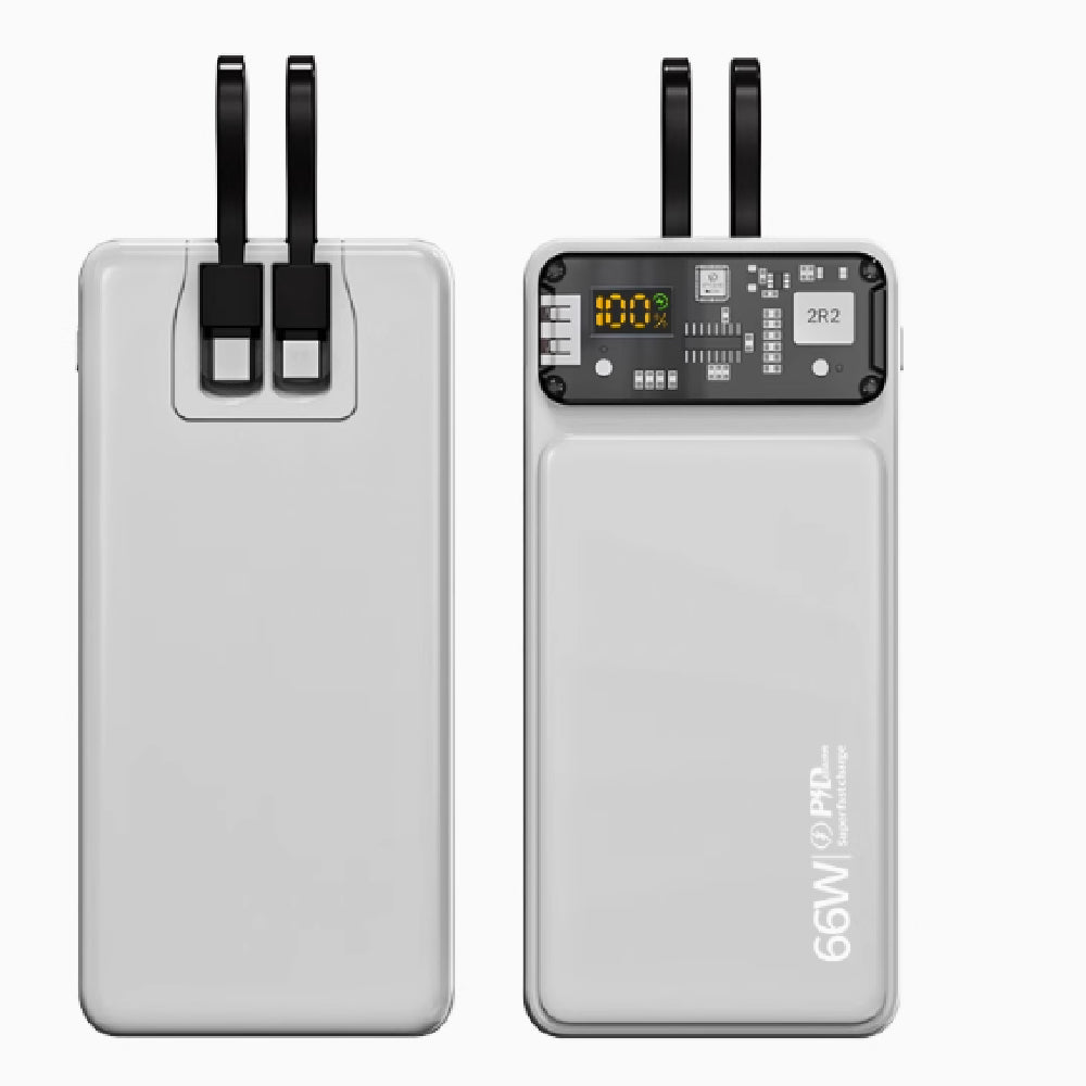 66W Super Fast Charge Power Bank 20000 Mah grande capacité