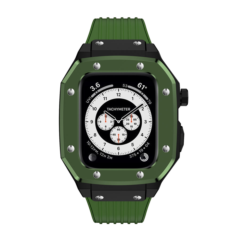 Montre avec revêtement de protection mécanique en alliage de zinc