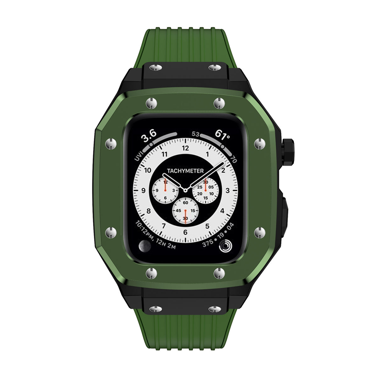 Montre avec revêtement de protection mécanique en alliage de zinc