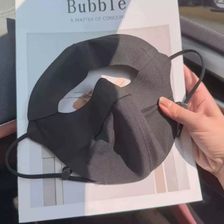 Masque de visage en soie de glace écran solaire