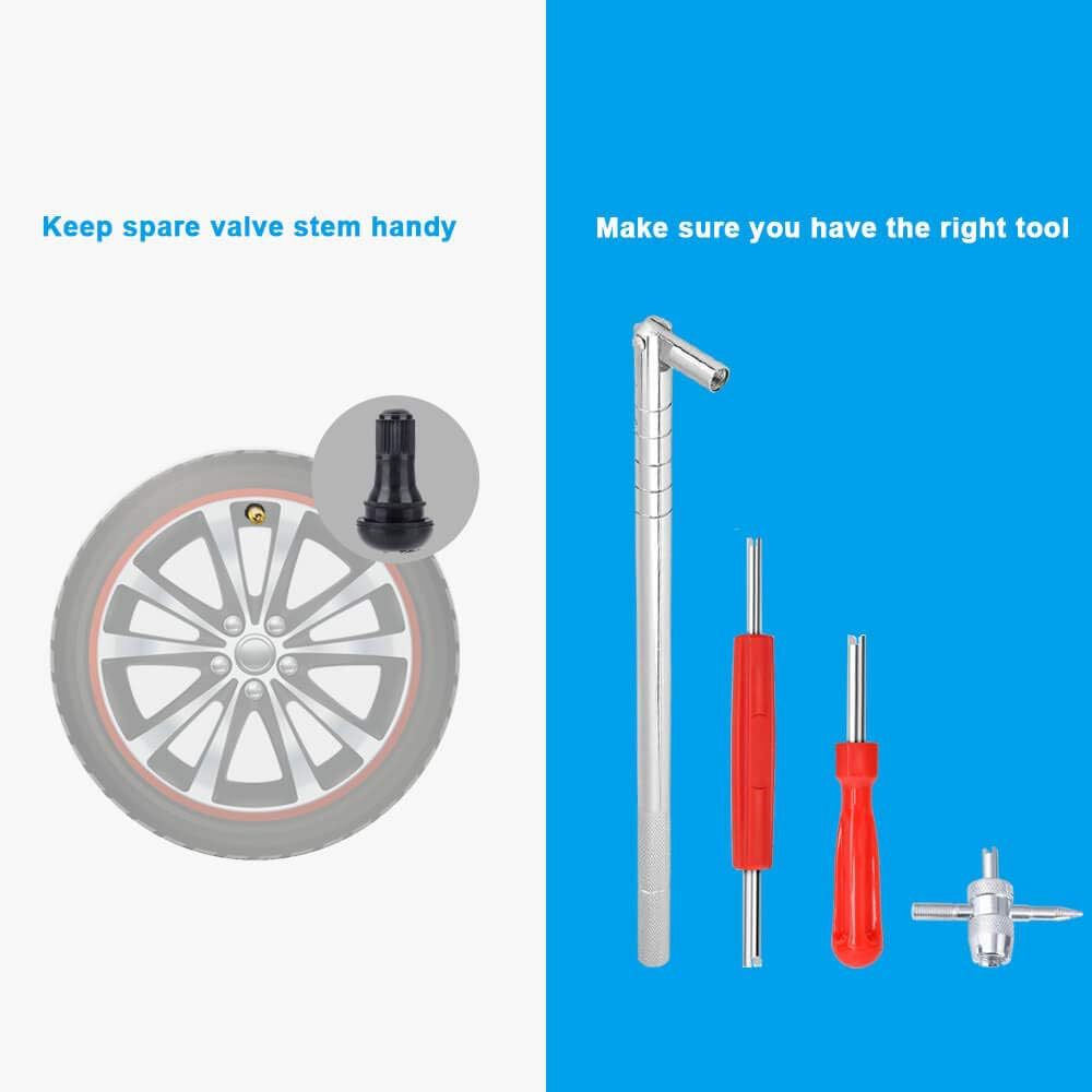 Ensemble d'outils de suppression de noyau de valve universelle