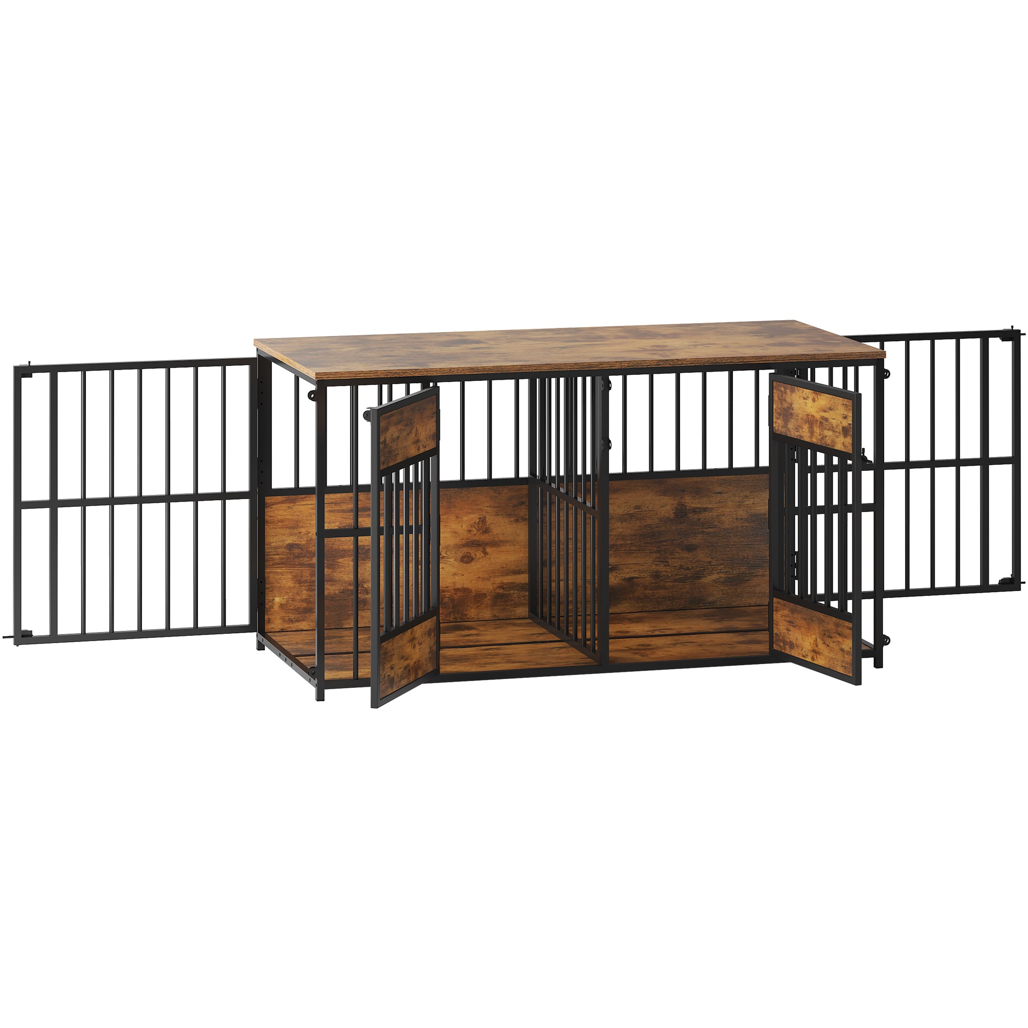 Meubles de caisse de chien en bois