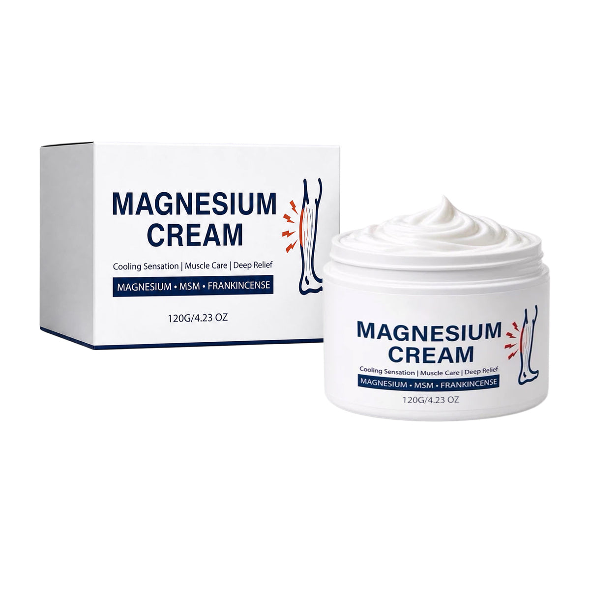 Crème de magnésium apaisante musculaire
