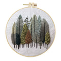 Landscape Handmade Cloth Art Material Kit Sets Creative Handmade Aiguille et Fil Anglais