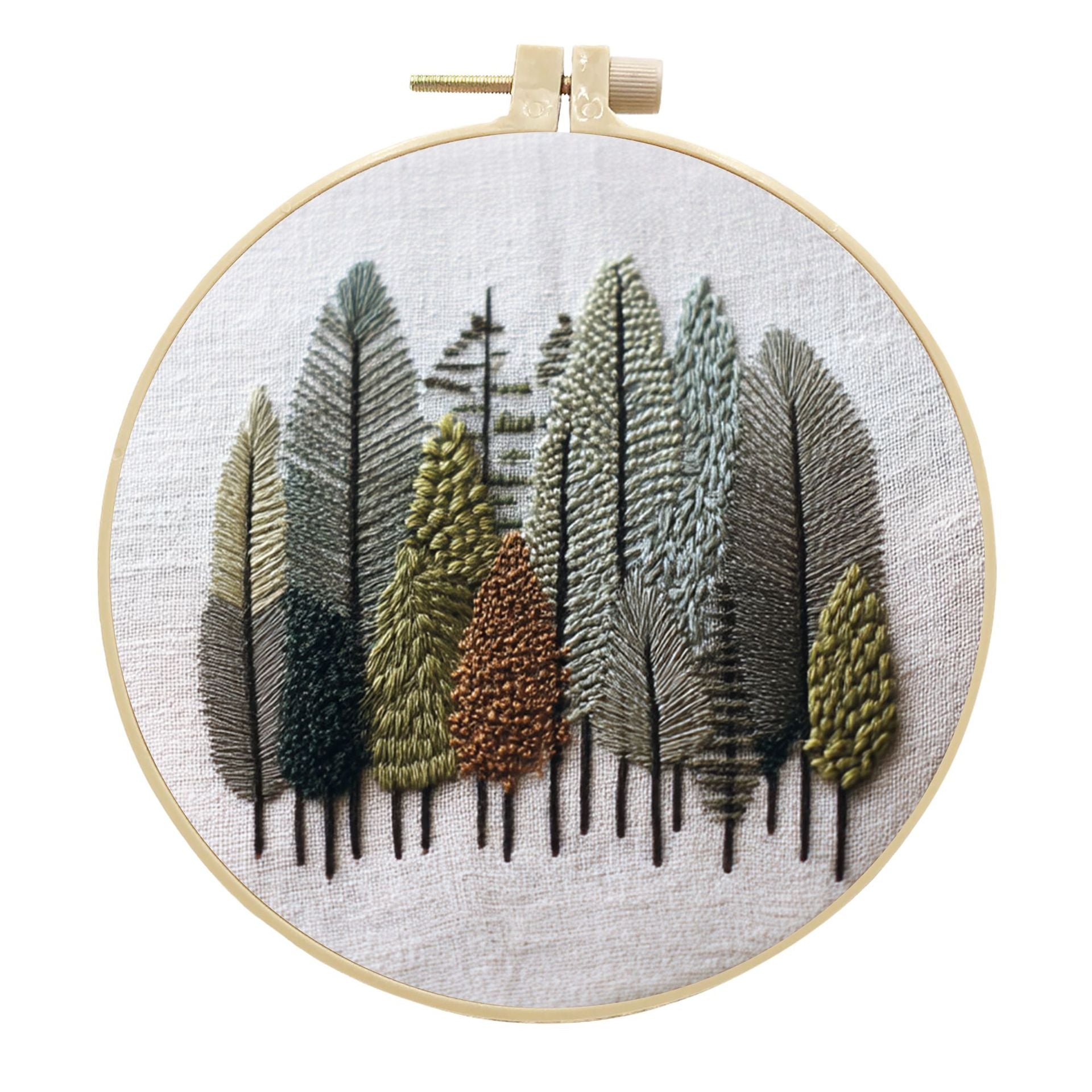 Landscape Handmade Cloth Art Material Kit Sets Creative Handmade Aiguille et Fil Anglais