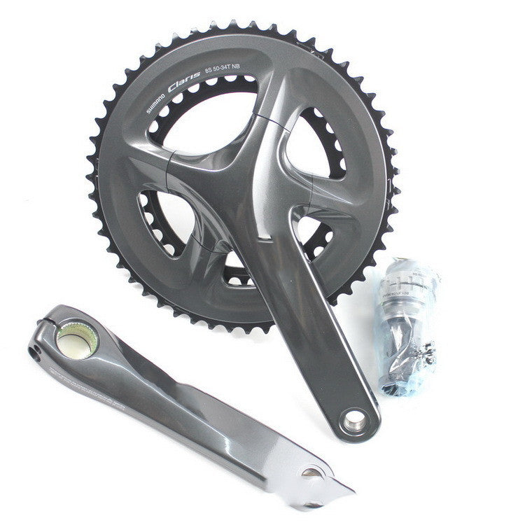 Plaque de dent 8-vitesses 16-vitesse Road Bike Hollow Disque Fluted intégré 50-34t