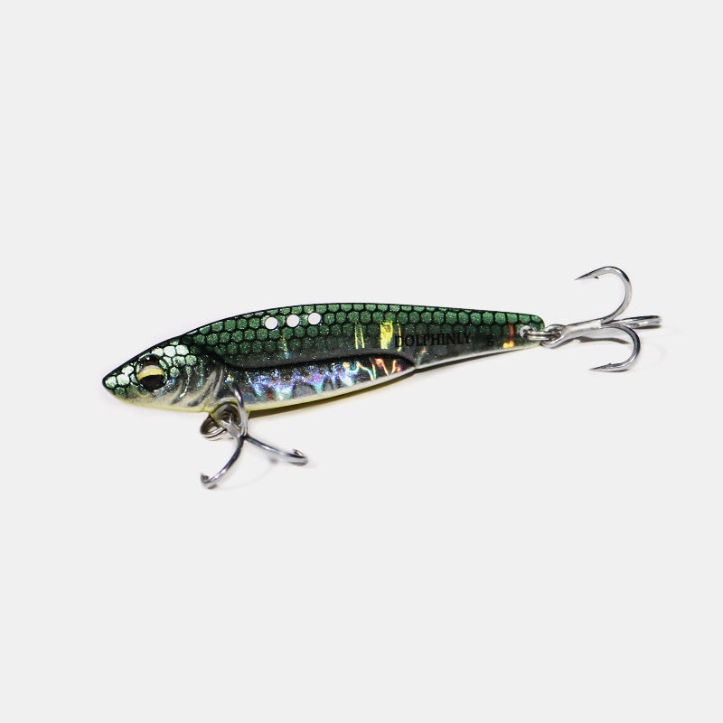 Dragon Dent VIB Lure Cuivre enduit de plomb VIB Tossing Sequins Metal