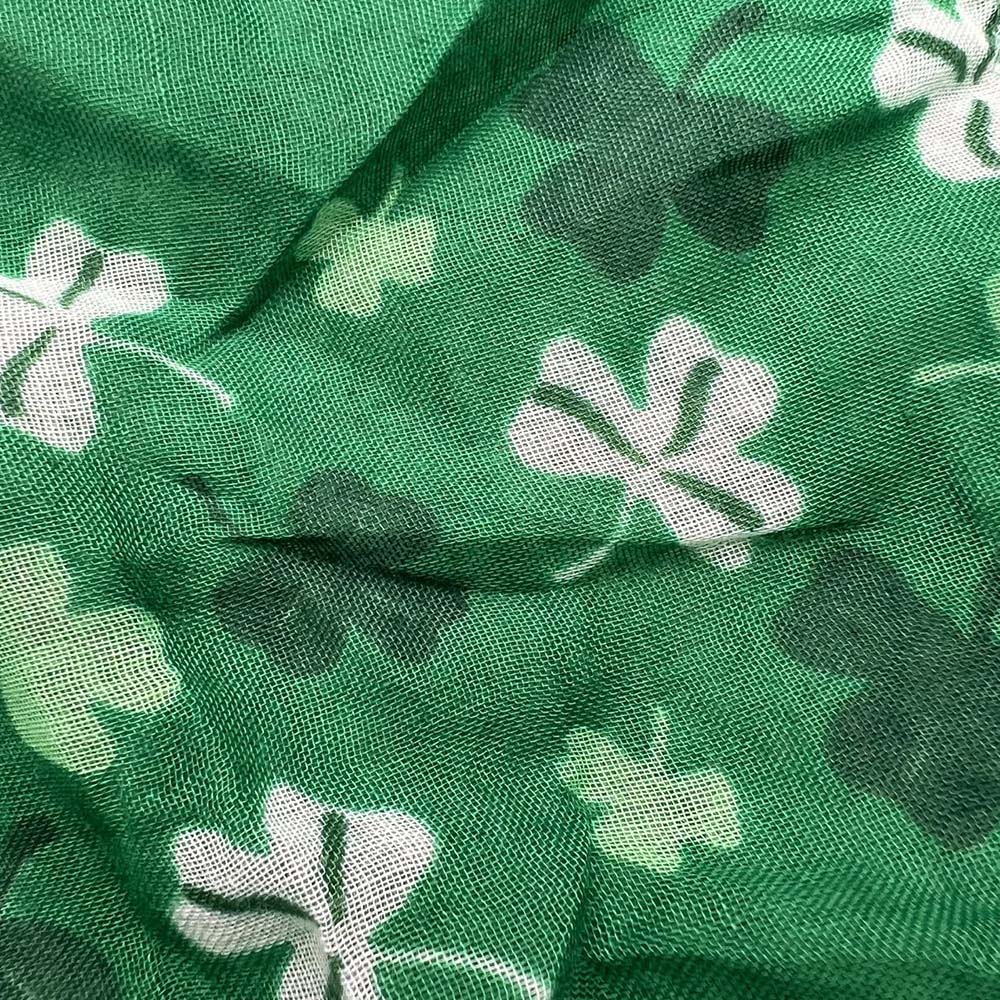 Écharpe imprimée 2pcs olive skinny