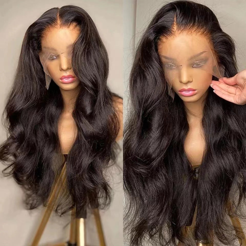 Dentelle avant Long Fiber Wig Light Gold Big Wave