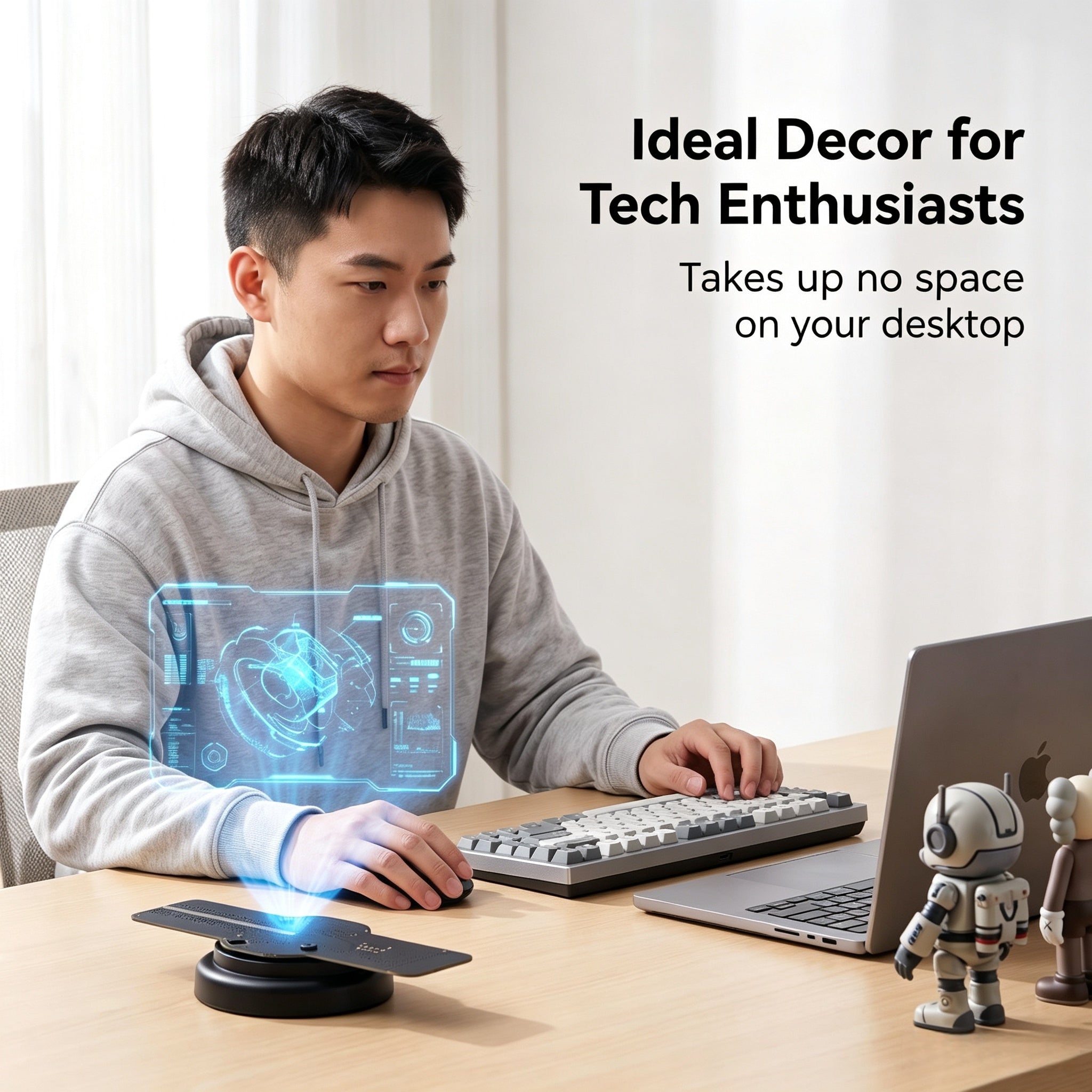 Wiilala LS-12 Ultra HD Mini ventilateur holographique 3D