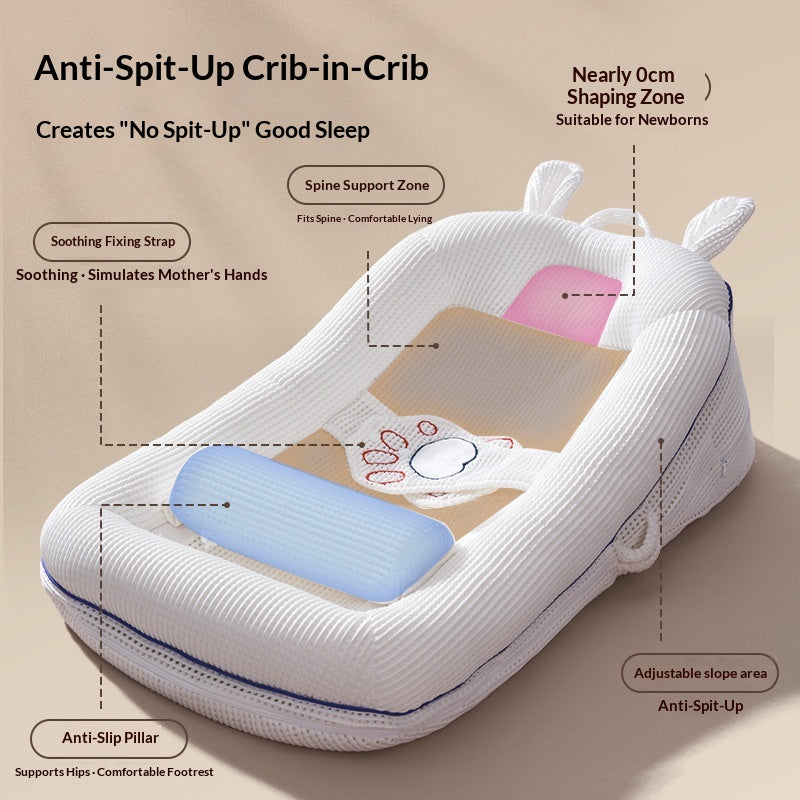 Lit en lit anti-reflux pour la position en pente
