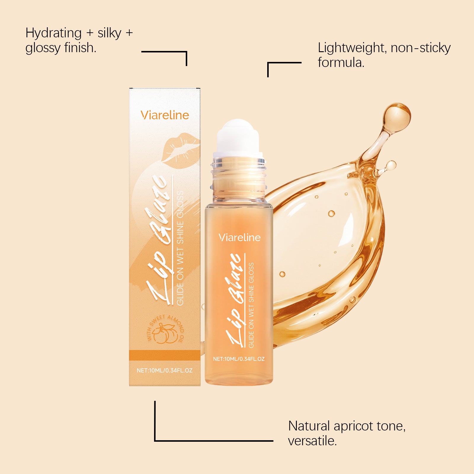 Apricot Gloss lip hydratant