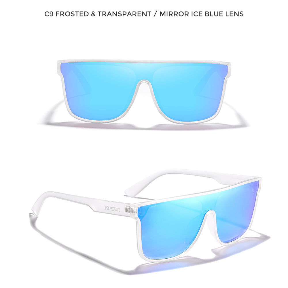 Lunettes de soleil polarisés à grand cadre européen et américain
