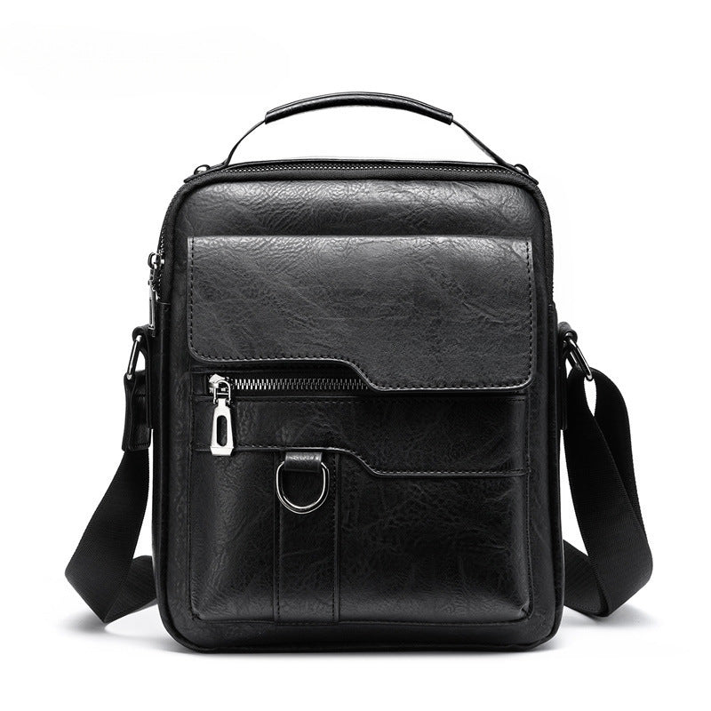 Sac croisé d'affaires rétro à épaule unique pour hommes