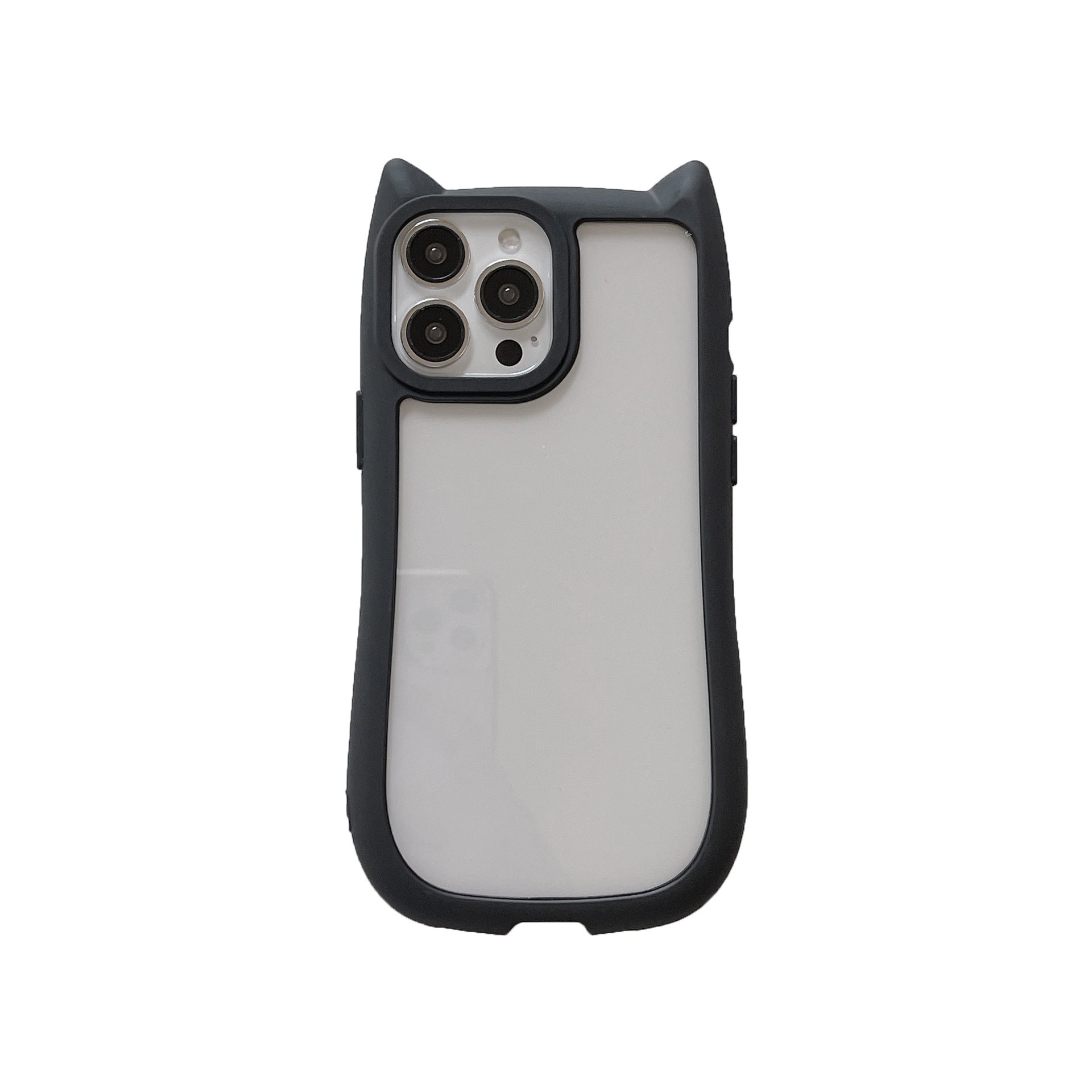 Acrylique haute version Cat oreilles téléphone Case