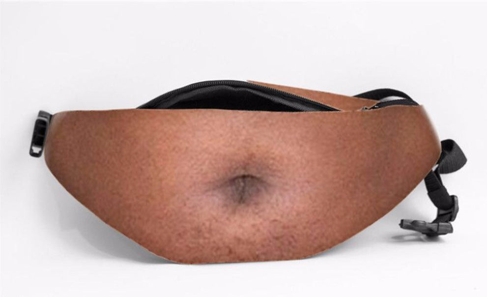 Personnalisé Sac Belly Funny Prank PU Matière synthétique