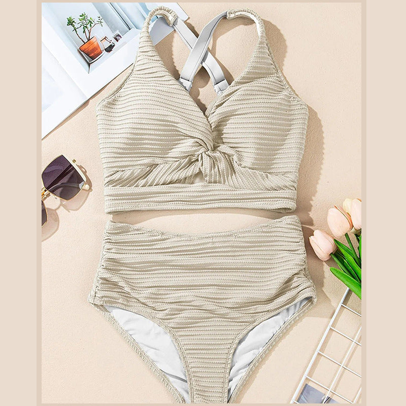 Maillot de bain Haute taille Tummy Contouring Plattering Bikini sexy