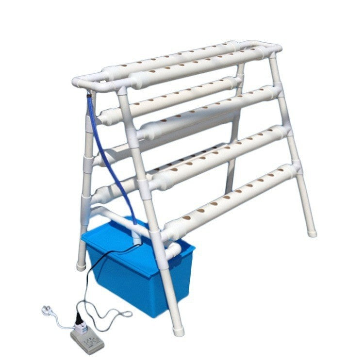 Accueil Planteur de légumes hydroponiques Balcon avec un rack double face
