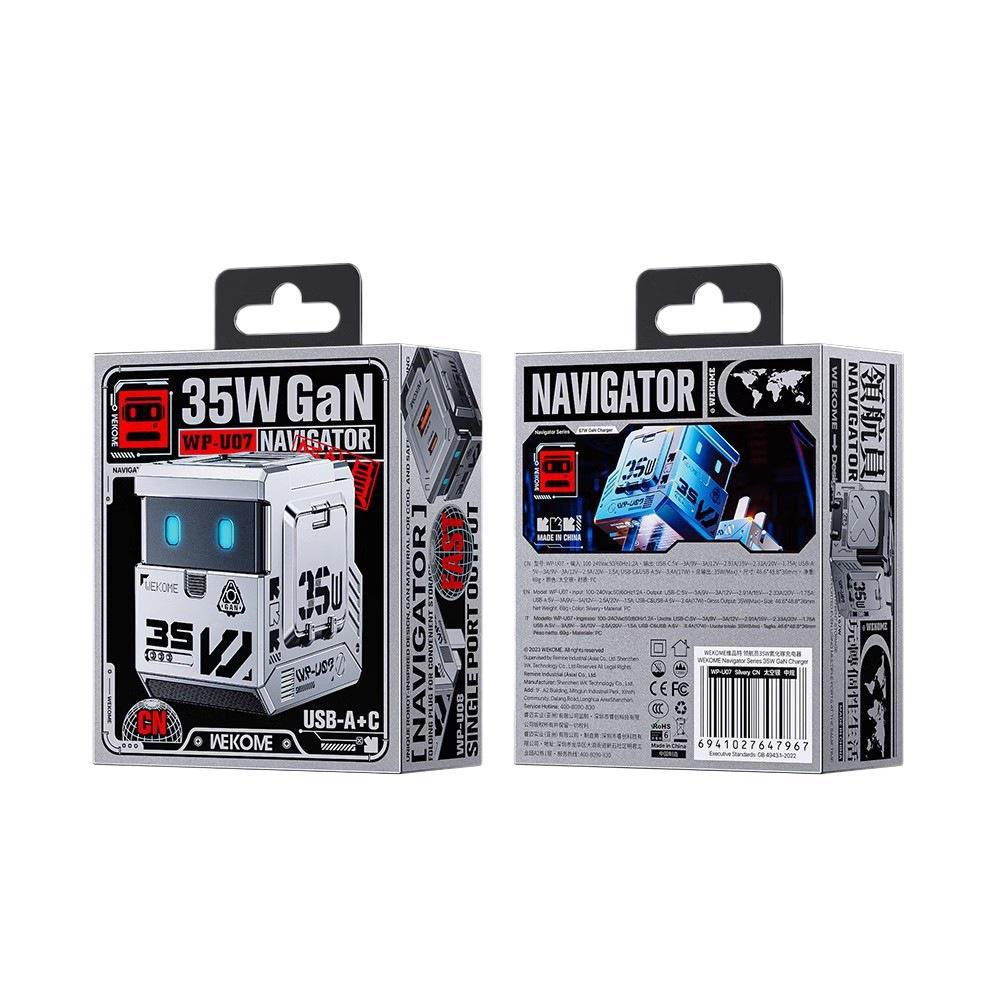 Fiche de recharge de carnet de Nitride Gallium pliant 35W