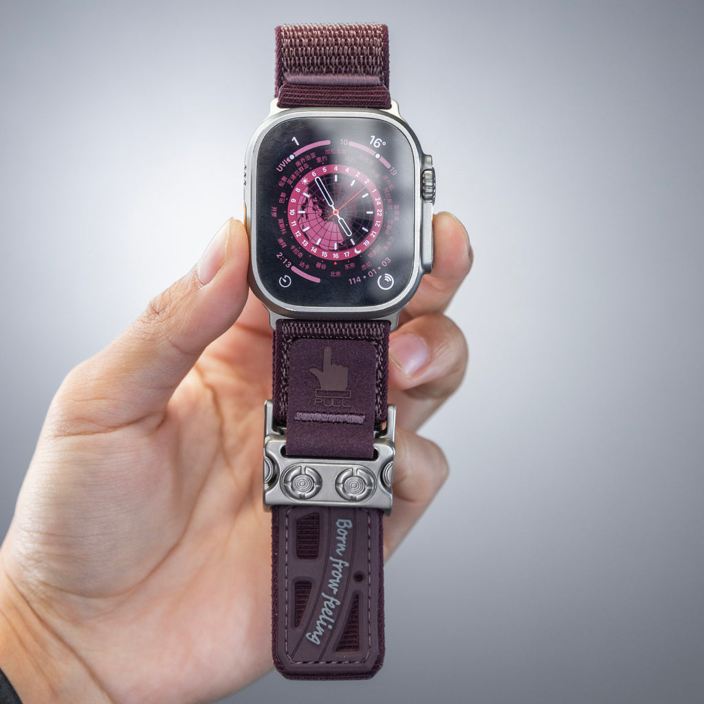 Bracelet magnétique de montre en nylon à libération rapide