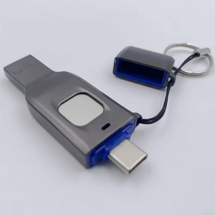 Empreinte de doigt USB disque chiffré sécurité de données ordinateur cellulaire double usage
