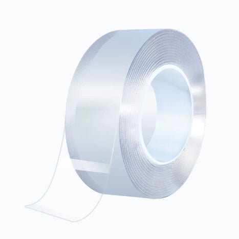 Nano double face ruban transparent couleur-largeur 2cm long 1m d'épaisseur 1mm-1 pièce
