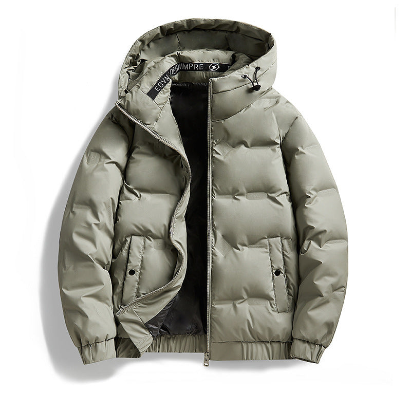 Manteau à capuche casual d'hiver pour hommes