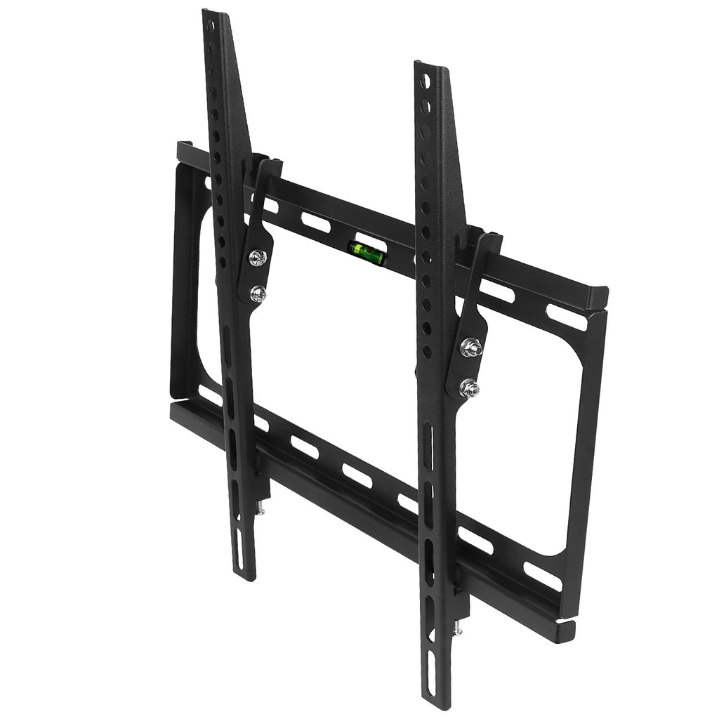 Support mural 1Pc TV Tilt Double bras Support TV VESA 400x400mm maximum pour les téléviseurs 26-55in
