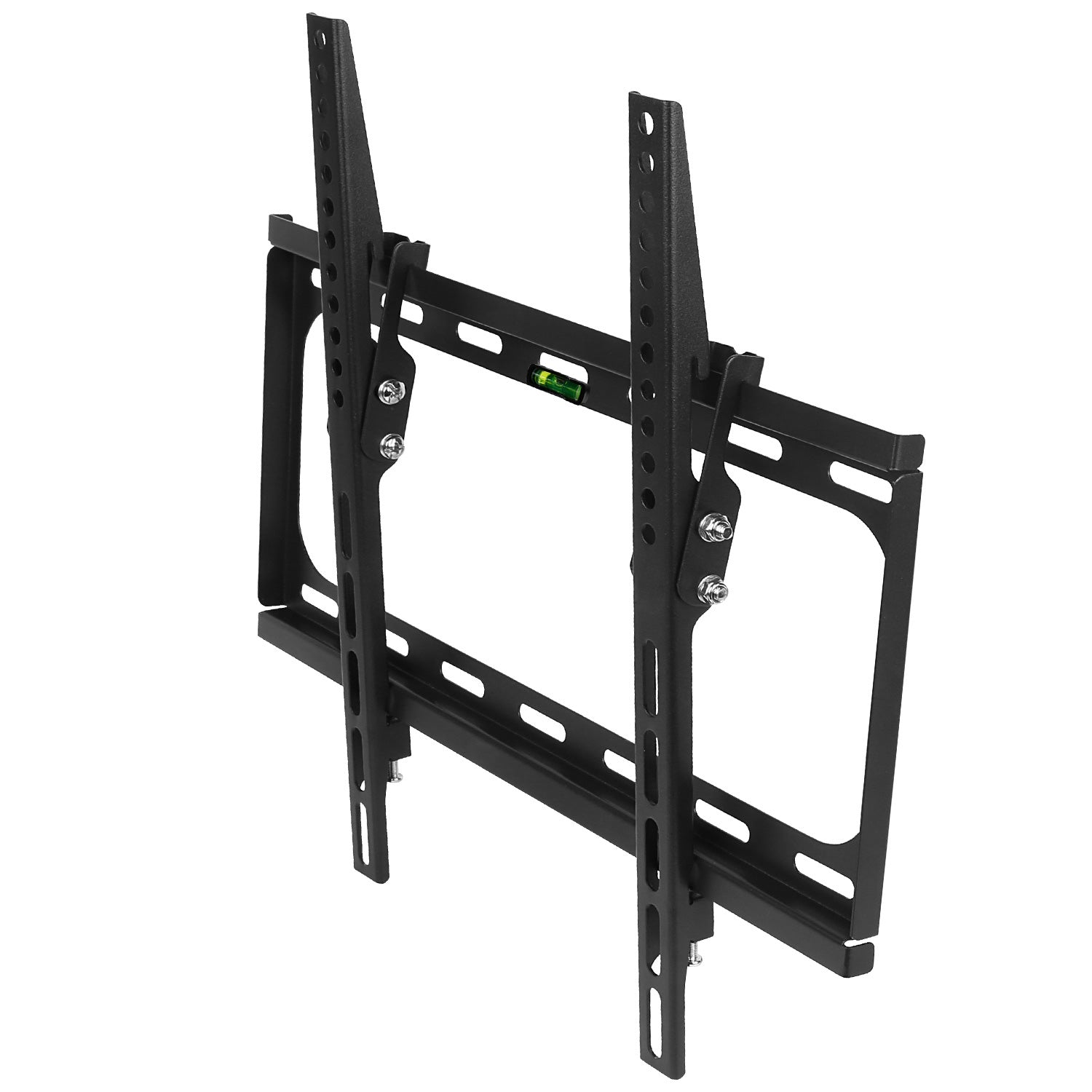 Support mural 1Pc TV Tilt Double bras Support TV VESA 400x400mm maximum pour les téléviseurs 26-55in