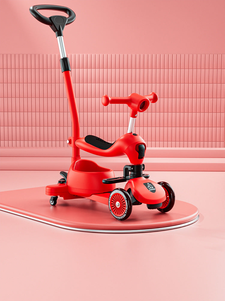Scooter bébé peut s'asseoir pousser ou glisser