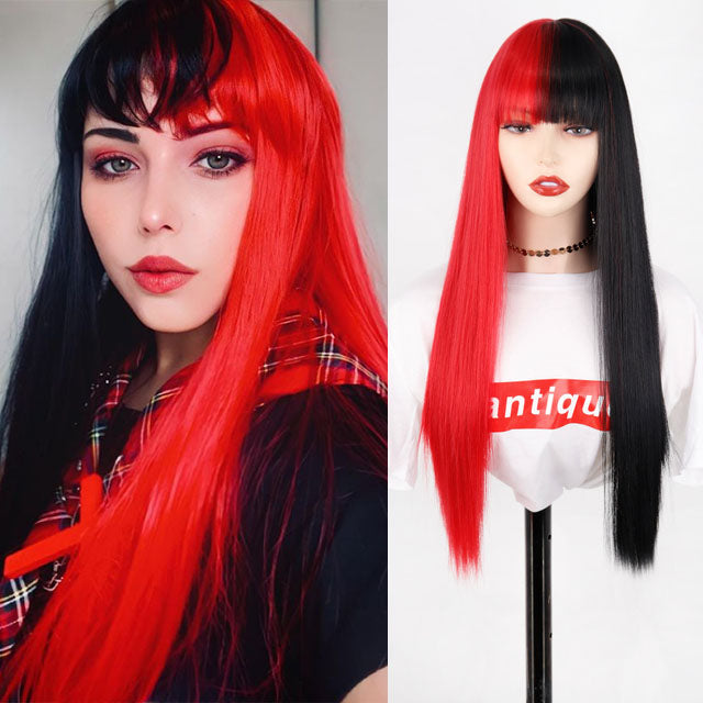 Japonais JK Full Head Cover cheveux longs droits pour femmes