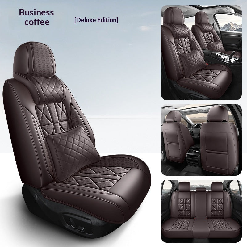 Coussin de siège de voiture en cuir tout-saison
