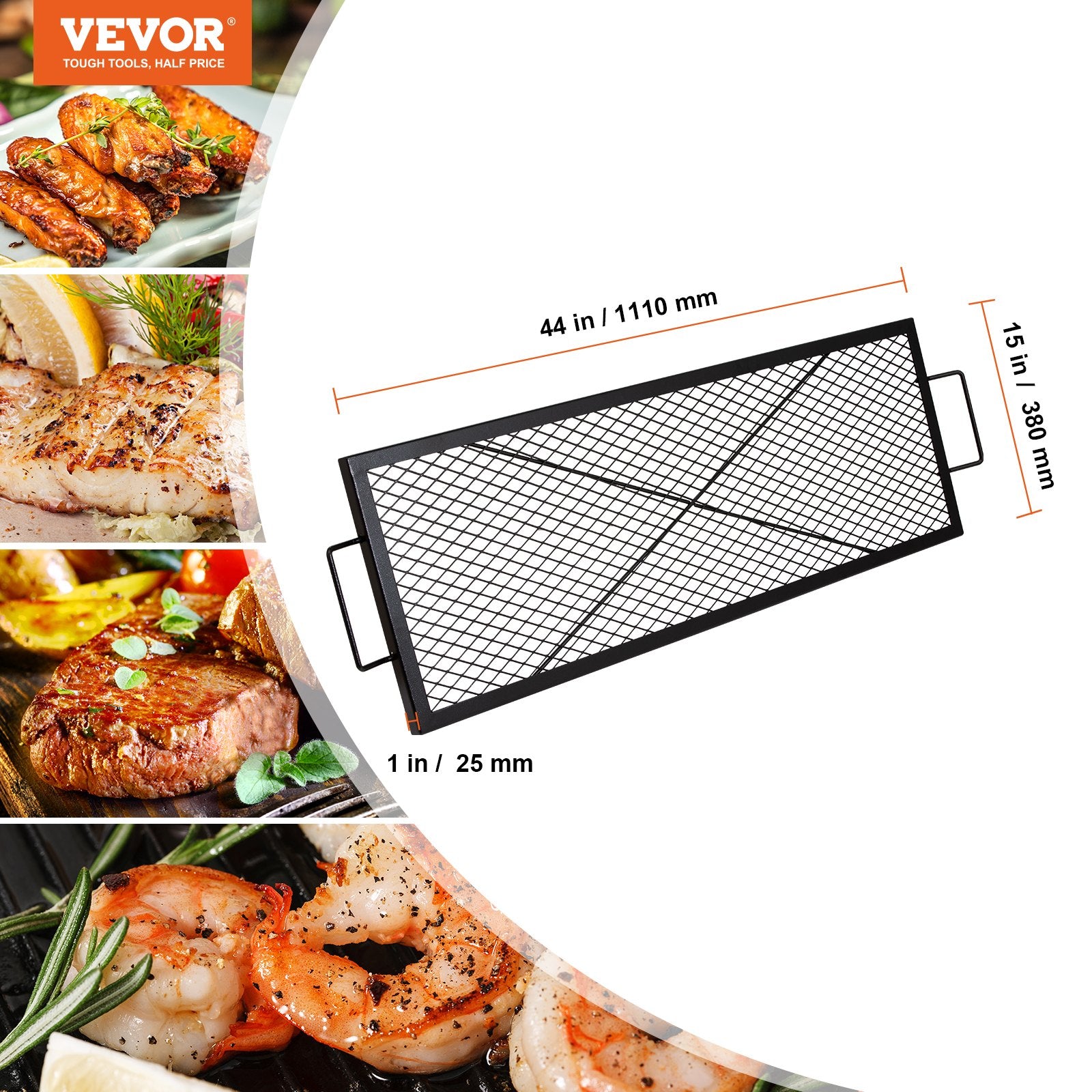 VEVOR X-Marks grille de grille d'incendie