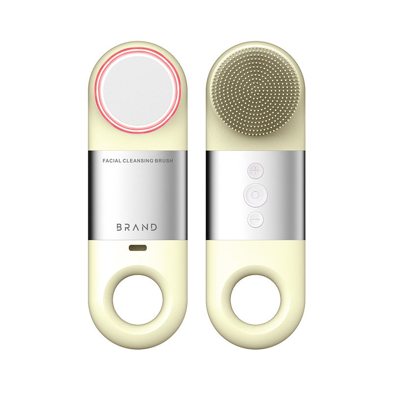 Nettoyeur de pores portable de charge de ménage à ultrasons en silicone