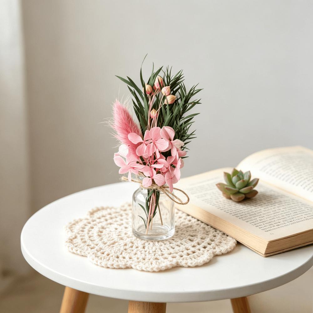 6 Mini Bouquets de fleurs séchées