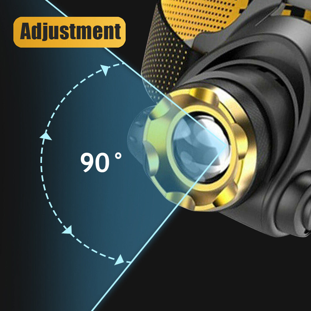 Super Bright 150000LM BATTERY LED phare USB phare lampe de poche