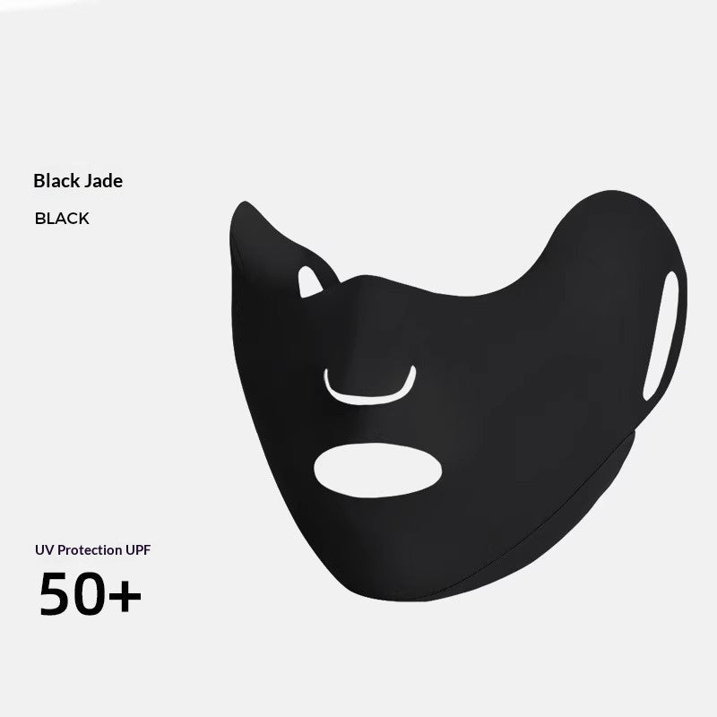 Masque de protection du soleil pour les femmes Masque de soie respirant pour l'été