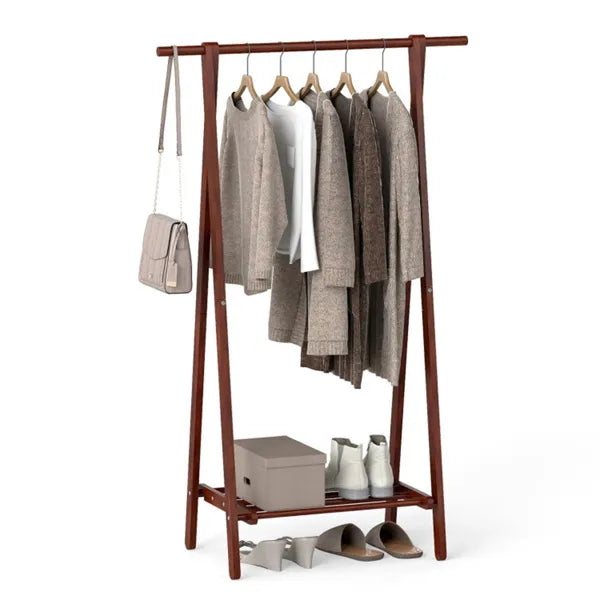 Rack pliant en bois de caoutchouc massif