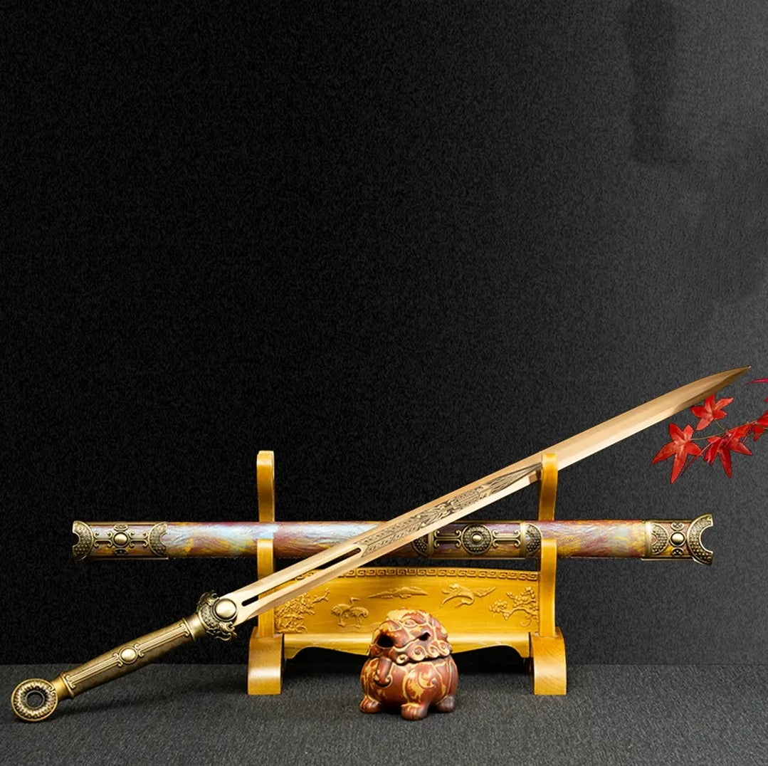 Jinsheng Integral Precious Sword High Manganese Steel Collection d'armes à froid auto-défense-