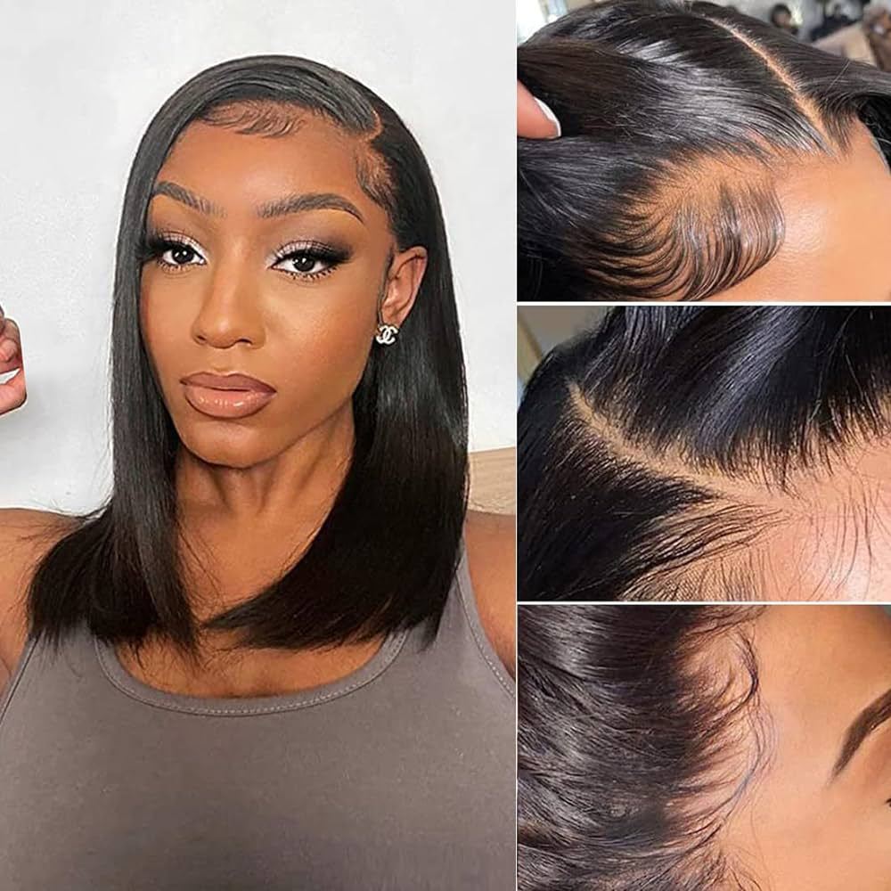 Short femelle perruque Ensemble complet de cheveux