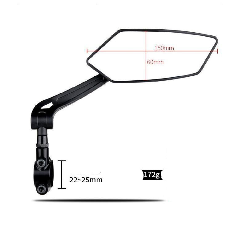 Scooter multi-fonctions de moto grand angle rétroviseur miroir de décoration