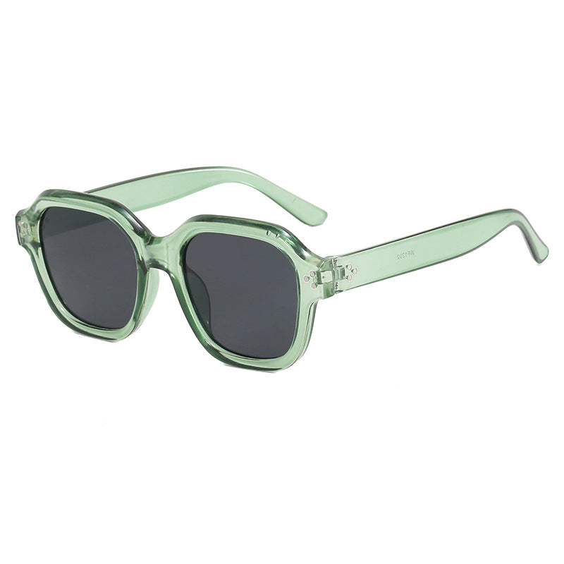 Lunettes de soleil retro grain de riz à la mode avec un style distinctif