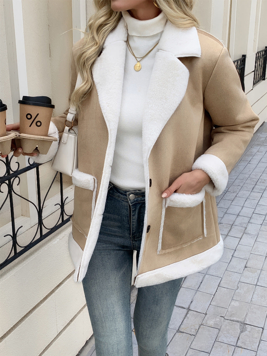 Veste polaire Un manteau chaud et occasionnel